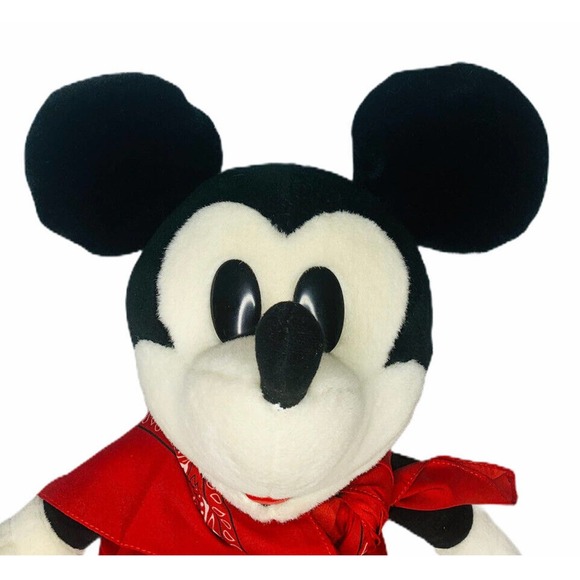 Vintage Disneyland Walt Disney World Parks Mickey Mouse Stuffed Plush 21" - Picture 2 of 7